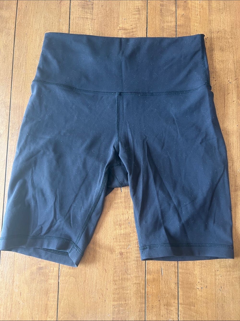 Lululemon Women’s High-Waist Black Bike Shorts